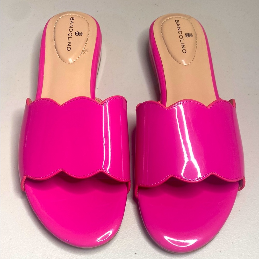 Bandolino Women's Pink Slide Sandals